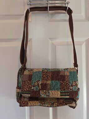 Vintage Donna Sharp quilted shoulder bag
